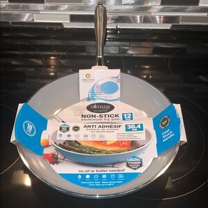 Gotham Diamond Ceramic Titanium Aluminum Non-Stick 12” Fry Pan